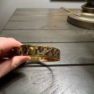 Coach leopard bangle